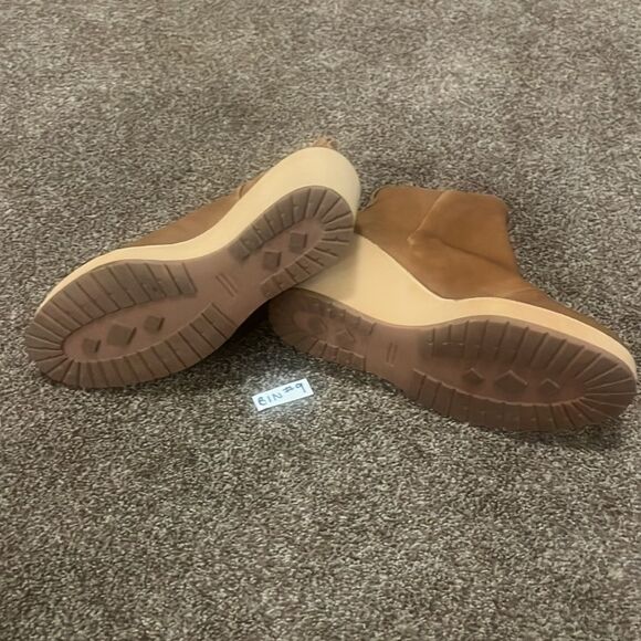 Toms Tan Wedge Heeled Boots 6.5 - Picture 5 of 9